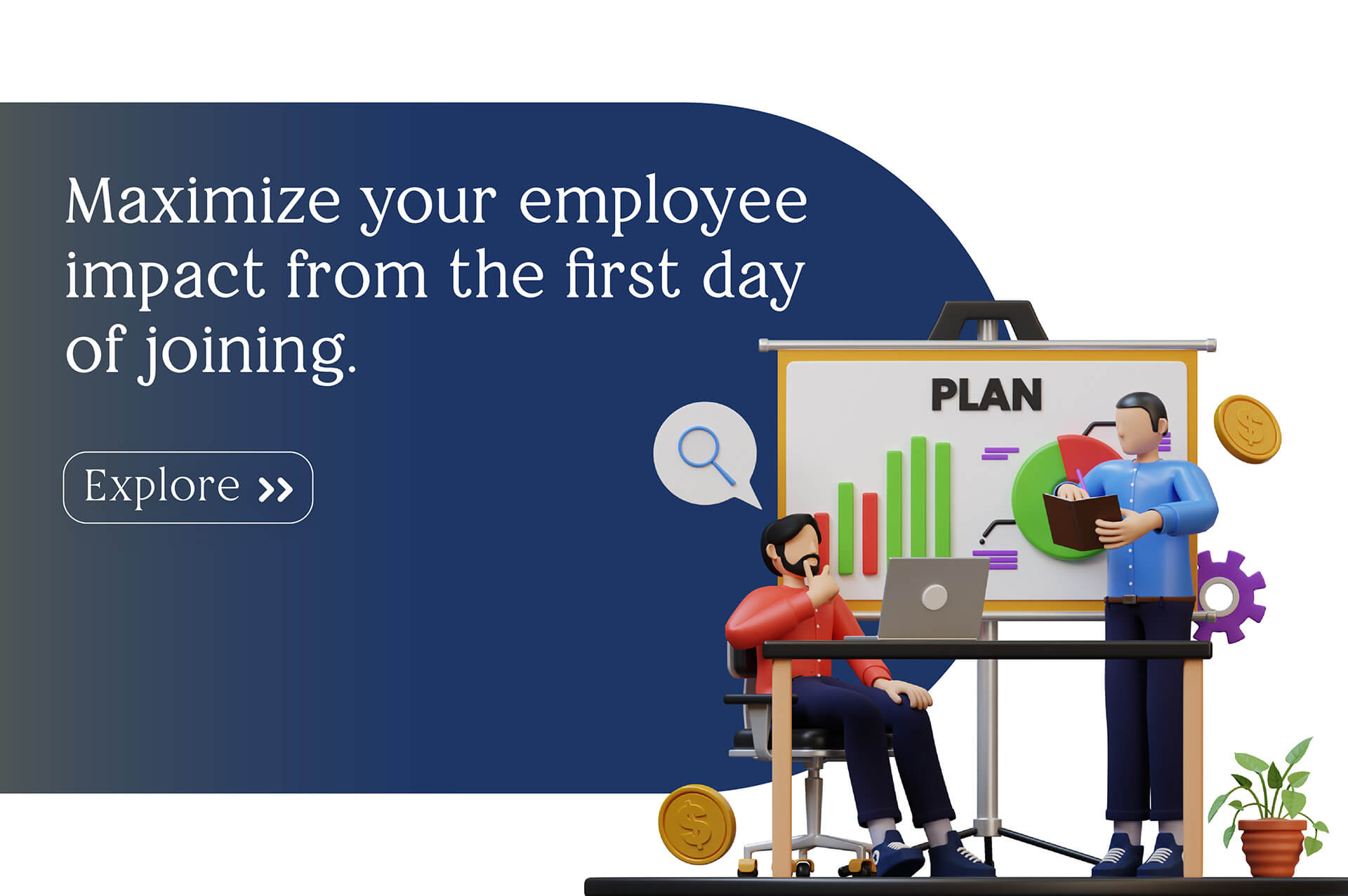 30-60-90: Maximize your employee impact from the first day of joining.